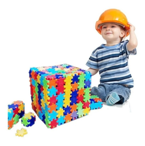 Cubibloque Encastrable 96 Unidades - Juegos Montessori