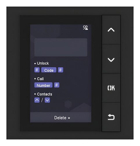 Video Porteiro Módulo De Display Hikvision Ds-kd-dis
