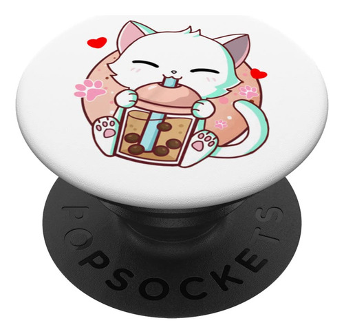 Te Burbuja Kawaii Anime Japon Neko Girl Teen Popsockets