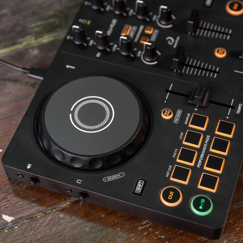 Controlador De Dj Alphatheta Ddj-flx2 Compact De 2 Canales