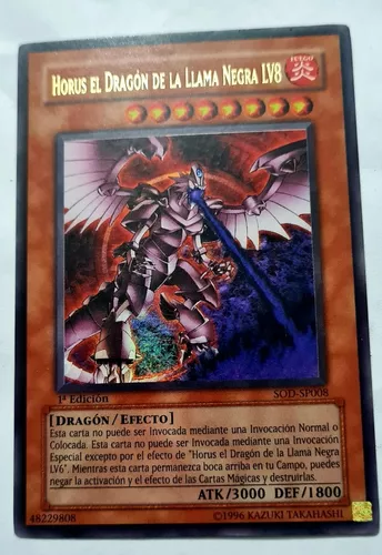  Yu-Gi-Oh! - Horus The Black Flame Dragon LV4 (SOD