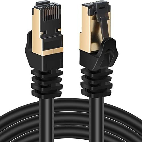Cable Ethernet Saisn Cat 8, De Alta Velocidad, 40 Gbps, 2000