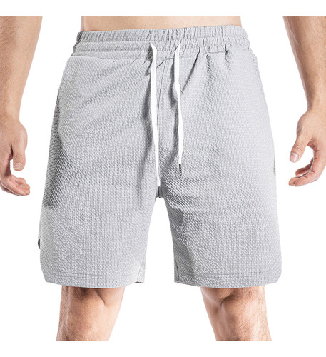 W Bolsillos Casuales Con Cordón De Color Liso Para Hombre El