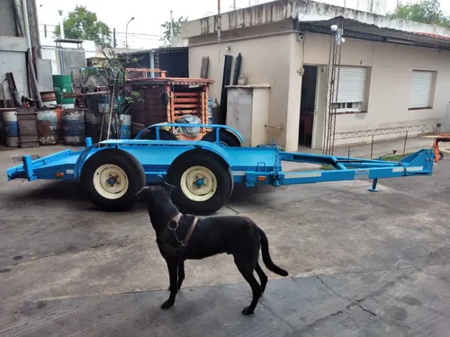 Trailer Usado Minicargador Autoelevador 4 Ton. Frenos Patent