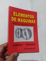 Comprar Libro De Elementos De Maquinas Salvador