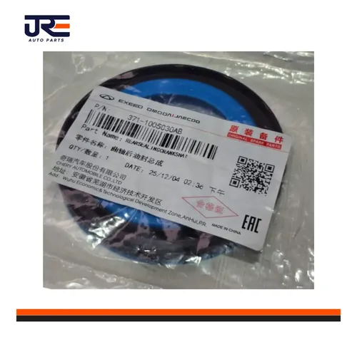 Retentor Traseiro Volante Virabrequim Chery Qq Tiggo 3x Orig