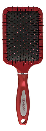 Cepillo Para Cabello Paleta Revlon Color Rojo Profesional