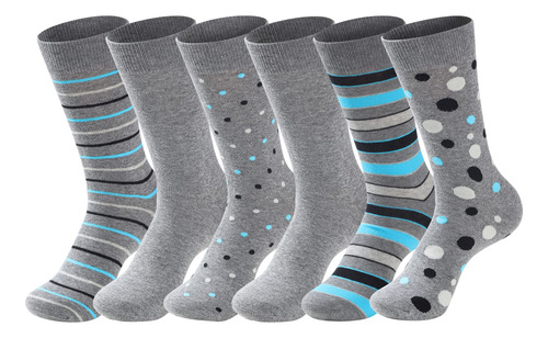 Paquete De 6 Calcetines De Vestir Clásicos Para Hombre