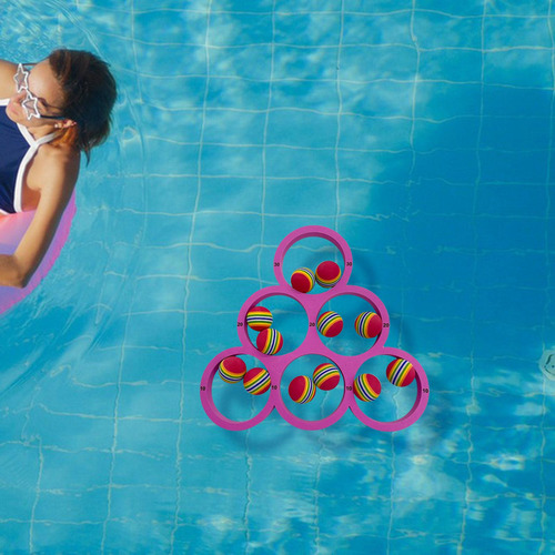 Juego De Lanzamiento De Piscina, Juego De Piscina, Rosa Roja
