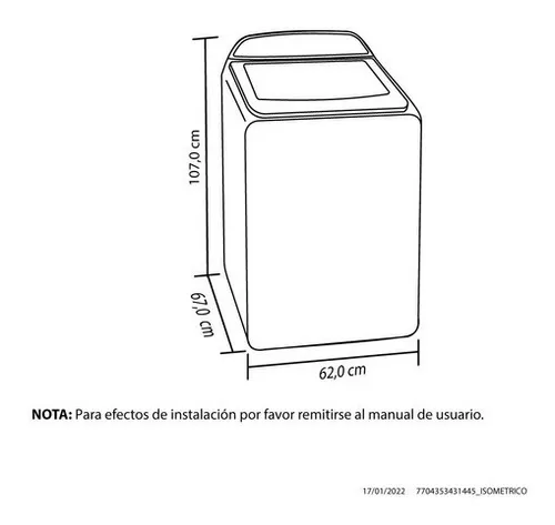 Lavadora Digital Haceb Zoü 14 Kg Carga Superior Blanco 110V