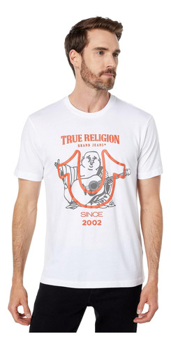 True Polera Ss Hitch Hike Buddah Para Hombre, Blanco Óptic