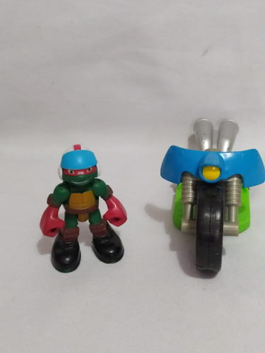  Tortugas Ninja Rafael Y Vehiculo Half Shell Heroes Playmat 