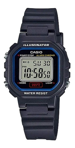 Relógio Masculino Casio Digital Caixa Pulseira Resina Preto