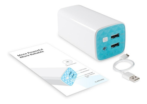 Batería Cargador Power Bank Tp-link 10400 Mah 2 Usb Linterna