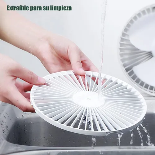 Turbo Ventilador De Pedestal Silencioso 3 En 1 Plegable