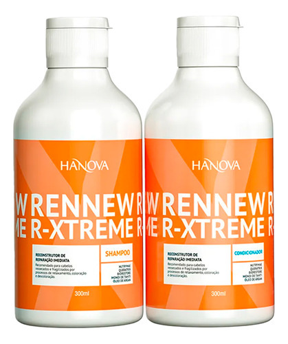  Kit Shampoo + Condicionador Rennew Xtreme Reparação 2x300ml