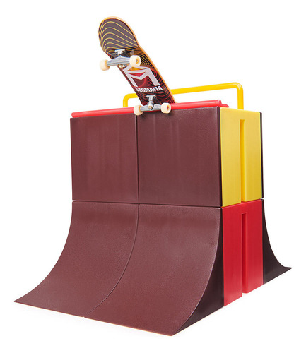 Pista Vert Wall 2.0 + Skate De Dedo Sk8mafia - Tech Deck