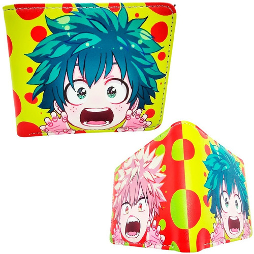 Cartera De My Hero Academia - Izuku - Mina - Anime - Manga