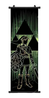 Poster Tela Link Trifuerza Pergamino | The Legend Of Zelda