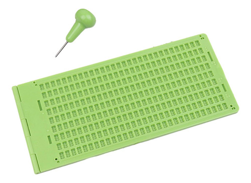 Pizarra De Escritura Braille, Escritura 9 Líneas 30 Celdas