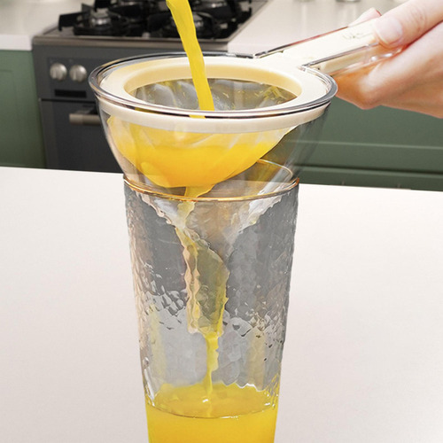 Colador De Filtro De Alimentos De Malla Con Embudo, Colador