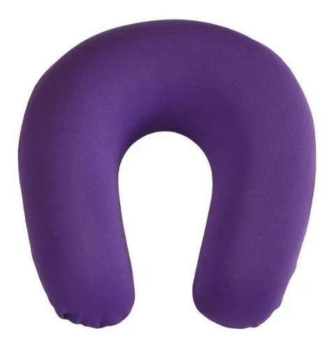 Almofada Viagem Apoio Pescoço Neck Pillow Slim Roxo