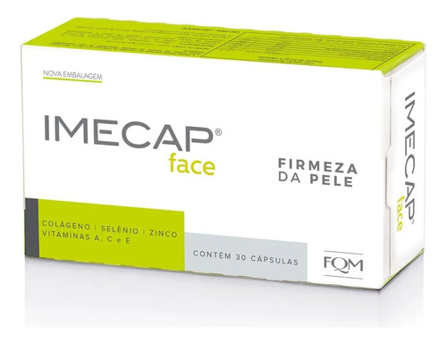 Imecap Face 30 Cápsulas - Nutracêutico Colágeno Hidrolisado