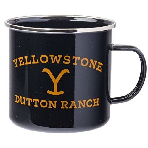 Silver Buffalo Yellowstone Dutton Ranch - Taza Esmaltada En 