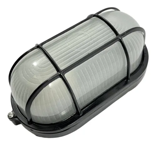 comprar Vapoleta Ovalada Negra Socate E27 Ilum-ven 