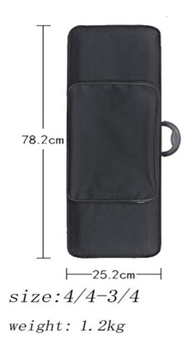 M Estuche De Almacenamiento Para Violín 78,2 Cm X 25,2 Cm
