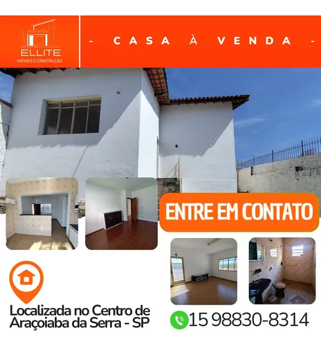 Vende-se Casa Com 2 Dormitórios Em Araçoiaba Da Serra-sp
