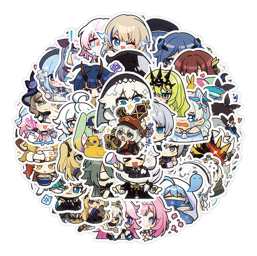 Honkai Impact 3 Pegatinas De Dibujos Animados Para Niños Ca