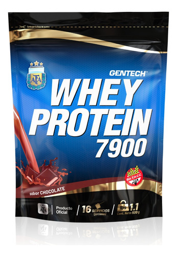 Whey Protein Gentech Suplemento En Polvo 500 Grs