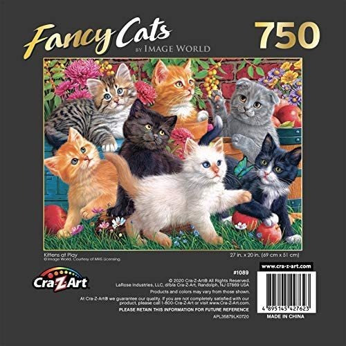 Cra-z-art Fancy Cats Puzzle De 750 Piezas - Gatitos En Juego