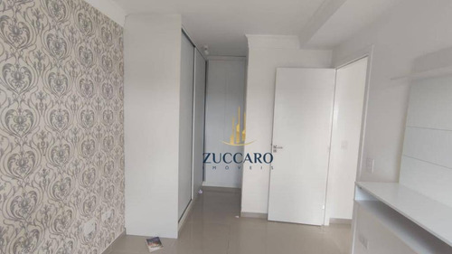 Apartamento Para Alugar, 58 M² Por R$ 1.850,00/mês - Vila Rosália - Guarulhos/sp - Ap16889