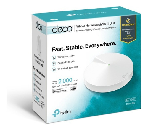 Tp-link Deco M5(1-pack) Wifi Mesh Intelig Doble Banda Ac1300
