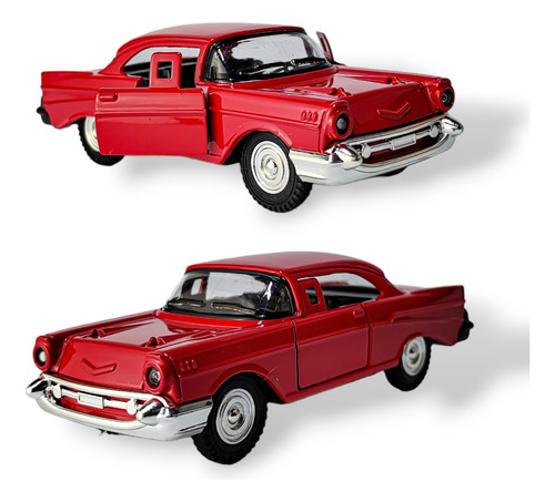 Carro Clasico Chevrolet Bel Air Metálico Escala 1/32