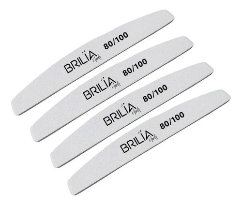 Lixa Alongamento Boomerang 80/100 Brilia Nails