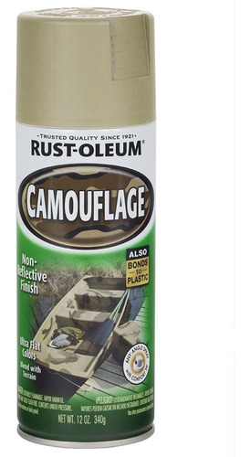 Imagem 1 de 1 de Tinta Spray Rust Oleum Camuflagem P/ Pintura Camping Armas