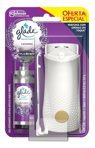 Aparelho Glade Toque De Frescor + Refil Lavanda - 12ml