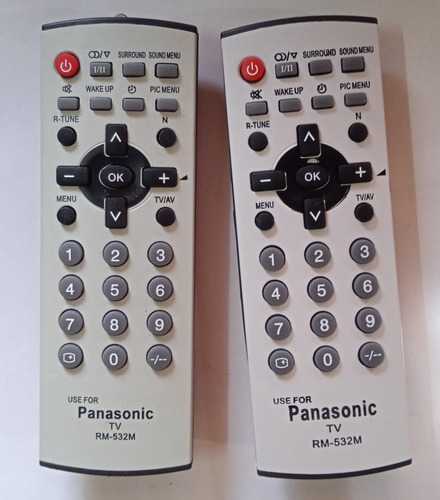 Control Remoto Tv Panasonic Modelo Rm-532m 