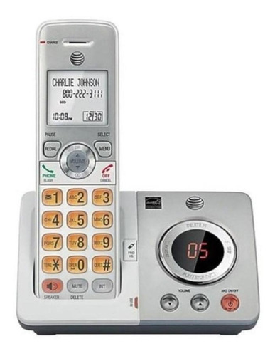Teléfono AT&T  KX-TGD863-A inalámbrico con Bluetooth - color gris