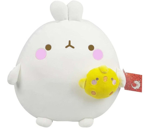 Molang  Piu Piu 15.7 In Mochi Almohada De Peluche Muñeca De