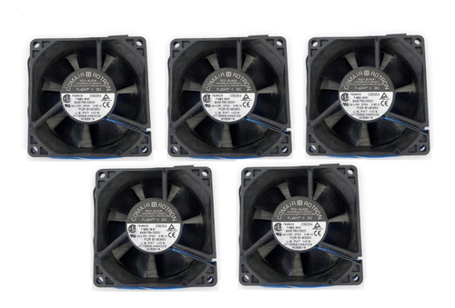 Paquete De 5 Ventiladores 8cm X 8cm 48v 0.075a