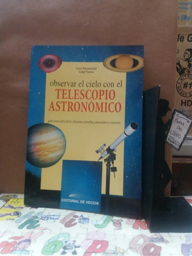 Observar El Cielo Con El Telescopio Astronomico. Parravicini
