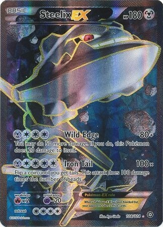 Steelix Ex 108/114 Full Art Ultra Raro Pokemon Tcg