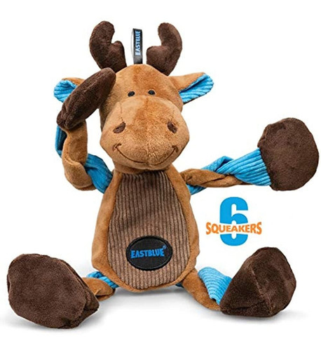Eastblue Reindeer Dog Squeaky Toys: Lindo Juguete De Peluche