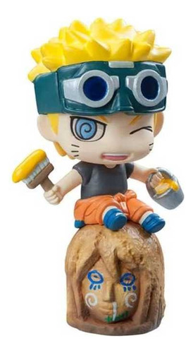 Naruto 6 Bonecos Miniatura Anime Jutsu Gamabunta Kurama