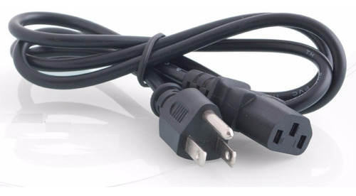 Cable Poder Ac Corriente Pc Monitor 3 Pínes 1.2m C-408