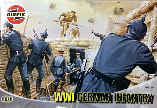 Wwi German Infantry Escala 1:72 Airfix 01726